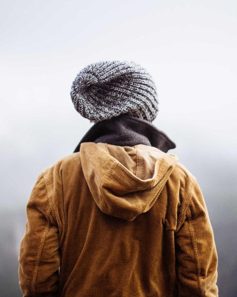 Oversized Wool Zip Hoodie